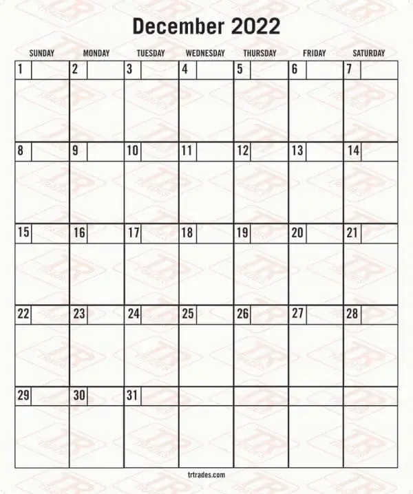 FILM SCHEDULE CALENDAR 30x36